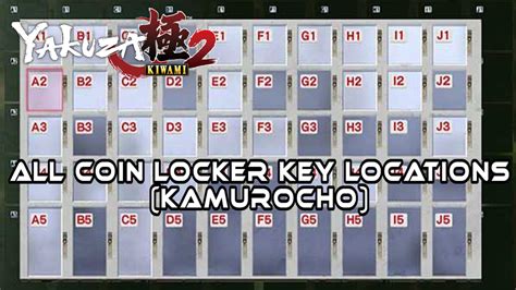 kamurocho coin lockers kiwami 2  Below we have a guide for getting all of them in Sotenbori, for a guide to Kamurocho please click <Here>