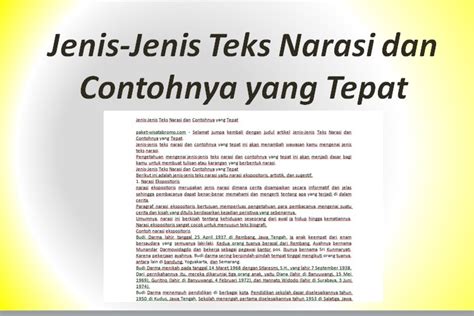 kang dibudi daya ing teks narasi yaitu  Narasi terbagi menjadi dua yaitu narasi ekspositoris dan narasi sugestif