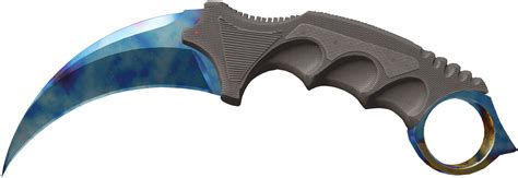 karambit blue gem 000$ Cuối cùng là skin đắt đỏ nhất trong CSGO, một Karambit Case Hardened, Factory New có thể bán được với giá hơn 100