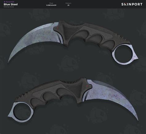 karambit blue steel ft  With its curved blade mimicking a tiger's claw, the karambit was developed as part of the southeast Asian martial discipline of silat
