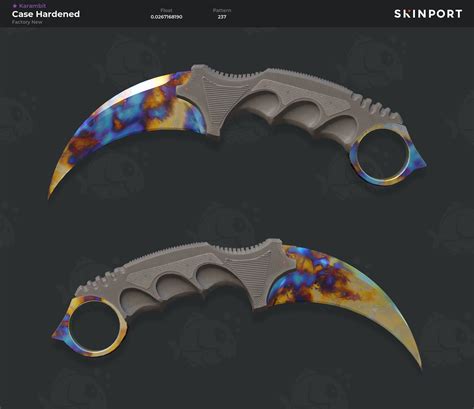 karambit case hardened factory new  €1,500