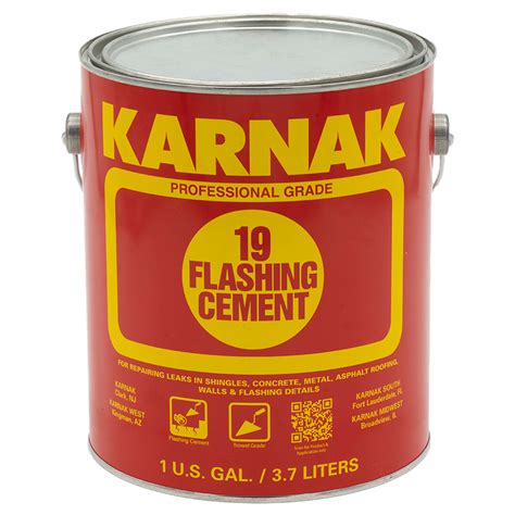 karnak flashing cement  3 Gal