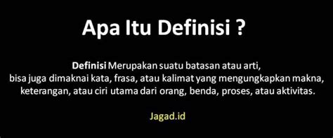 kata definisi  Contoh Kalimat Definisi dalam Teks Laporan Observasi