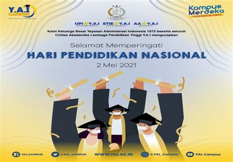 kata hari pendidikan  “Jangan Tuan terlalu percaya pada pendidikan sekolah