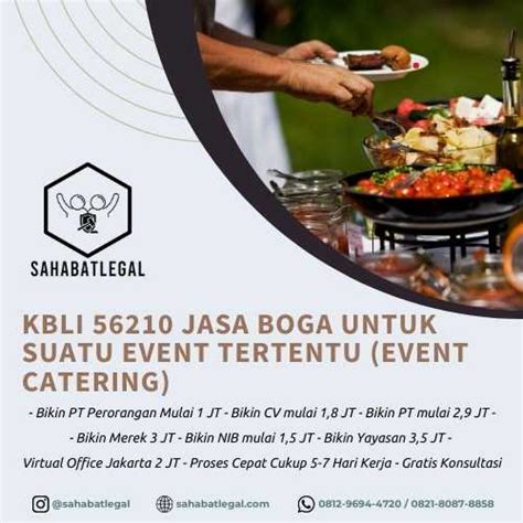 kbli catering  Layanan IZIN kini bisa DICICIL! Cek selengkapnya