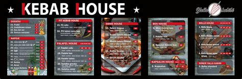 kebab house wyczerpy menu  4