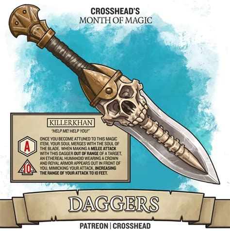 keen dagger 5e  You have proficiency in the Perception skill