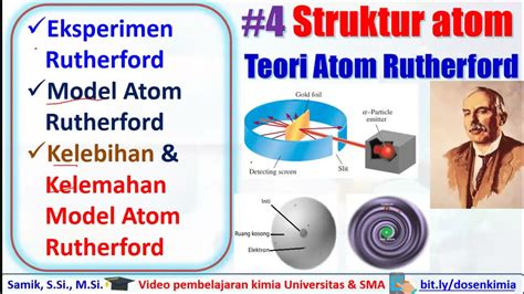 kelemahan dari teori atom rutherford Teori kulit atom Bohr diawali dengan ide pergerakan elektron model atom Rutherford