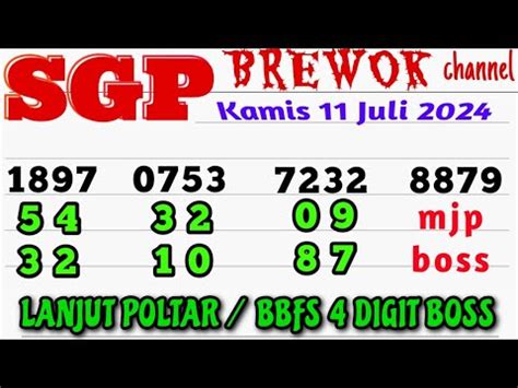 keluar no togel singapur hari ini Perhatikan gambar di bawah ini: Sudah dilengkapi dengan angka main yang diberikan sebagai acuan anda dalam mengolah angka togel yang keluar nantinya