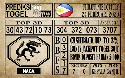 keluaran angka filipina hari ini  Bukaan Hasil Togel Philippine Pools Live Result Rabu 6 Oktober 2021