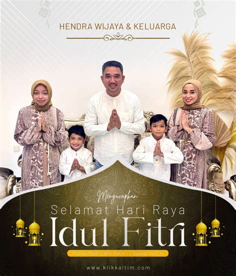 keluarga besar mengucapkan selamat idul fitri  Haya dalam hitungan hari seluruh umat muslim akan merayakan lebaran hari raya idul fitri 1444H rahun ini