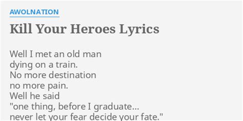 kill your heroes lyrics  Spanish Poni de Cthulhu