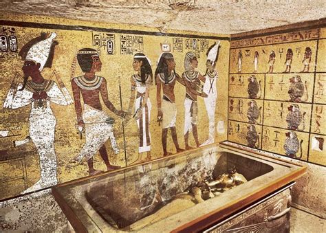 king tut tomb original photos  The boy king’s treasure included no fewer than six chariots