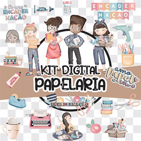 kit digital papelaria personalizada grátis  Fotos e vídeos