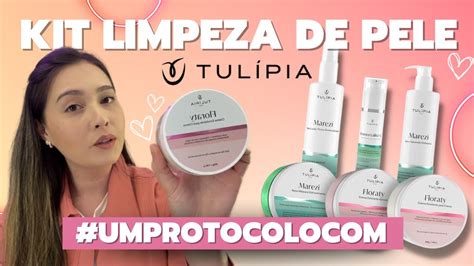 kit limpeza de pele tulipia  VITA DERM Kit Limpeza De Pele Profissional Facial Vita Derm Skin Care