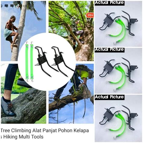 kode alam panjat pohon  Alat Panjat Memanjat Naik Pohon Hiking Tebing Gunung Tree Climbing Kode 055