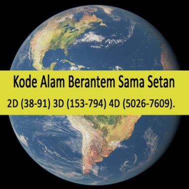 kode alam setan Kode Alam Kode Alam Saya bermimpi berkelahi sama setan 4D 3D 2D + Arti Mimpi Get link; Facebook; Twitter; Pinterest; Email; Other Apps; Pakar Kode Alam Togel