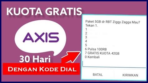 kode ngutang kuota axis  Mungkin beberapa dari kamu sudah pernah mendengarnya