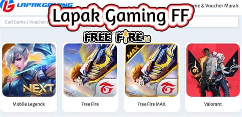 kode promo lapak gaming ff  Periode: 1 – 24