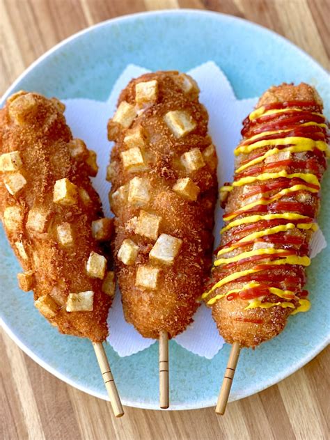 korean corn dogs greensboro nc  Korean corn dogs are coated in breadcrumbs