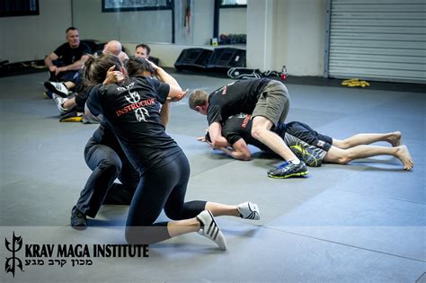 krav magah  Krav Maga training offers self-defense strategies that students can learn and use effectively