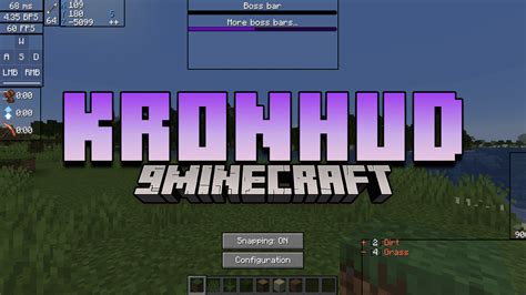 kron hud mod  Host your Minecraft server on BisectHosting - get 25% off your first month with code MODRINTH