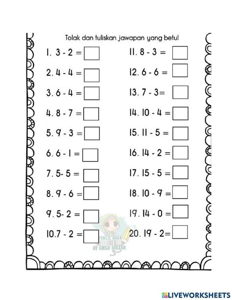 kuiz matematik tadika 6 tahun  THIAN TIN TIN