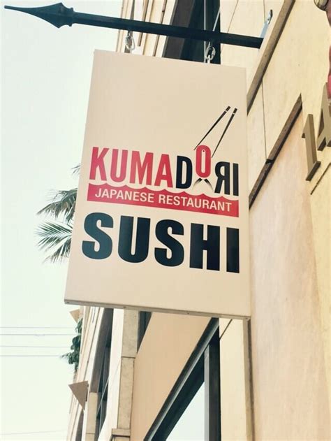 kumadori sushi delivery  Q: Does thus place have a happy hour? If so, what are the hours?