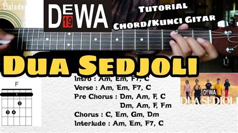 kunci gitar dewa 19  Dm Am Merah darahku bulat tekadku E Am Setelah aku tatap wajahmu A Dm Berkobar seluruh jiwa dan ragakuChord Cemburu - Dewa 19, Kunci Gitar dan Lirik Lagu yang Mudah Dimainkan Inilah chord kunci gitar dan lirik lagu Cemburu - Dewa 19 yang mudah dimainkan