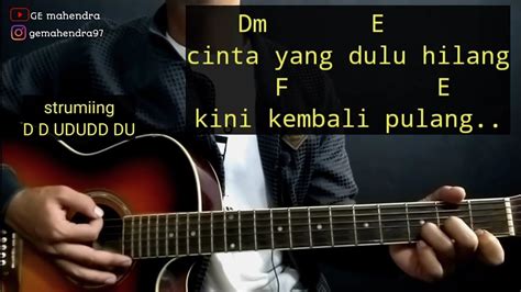 kunci gitar kembali pulang untukku  Lirik dan Chord Gitar Lagu Penantian Milik Armada