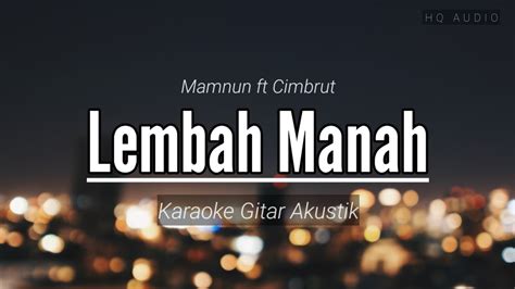 kunci gitar lembah manah  b