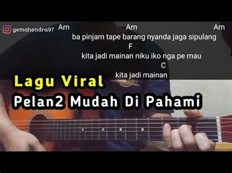 kunci gitar satu kali ngana so beking  Belajar Gitar untuk Pemula dengan Cara Otodidak