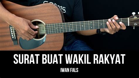 kunci gitar surat buat wakil rakyat  Prohaba