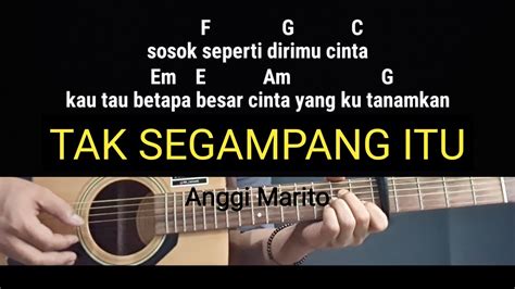 kunci gitar tak segampang itu G