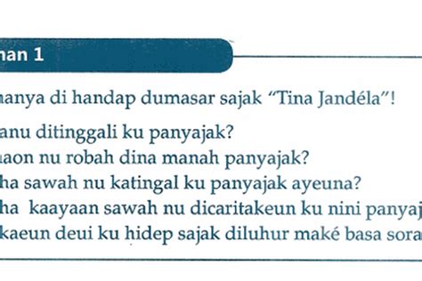 kunci jawaban sajak tatar sunda  “trang treng trong” kaasup kana kecap rajekan