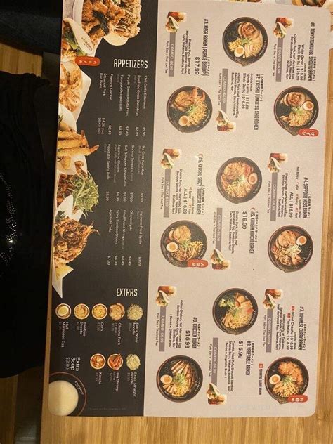 kyuramen - houston menu  112 $$ Moderate Dim Sum