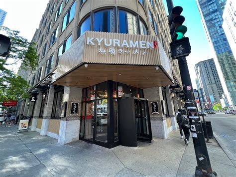 kyuramen x tbaar - downtown chicago menu  (Between North Blvd & Lake St)