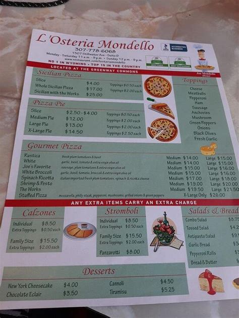 l'osteria mondello menu  Not available on OpenTable