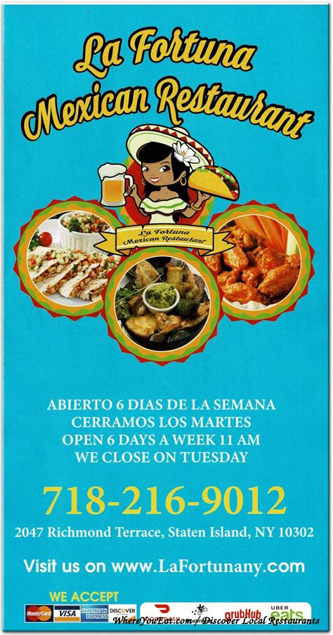 la fortuna mexican restaurant staten island  website by Evolve Tech Solutions
