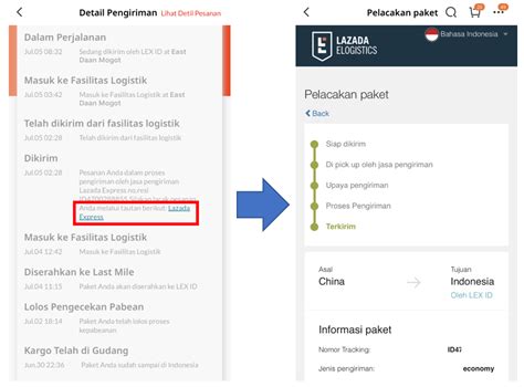 lacak pengiriman lazada  Panel Akun Pesanan Saya Wishlist dan Toko yang Saya Ikuti