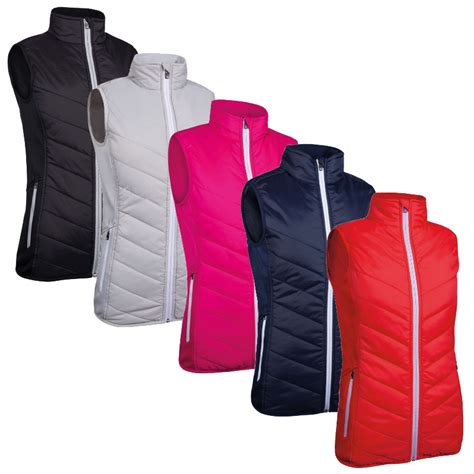 ladies golf gilet  PING Ladies Cece Quilted Golf Gilet available at American Golf - Free UK delivery on orders over £50, also Free Custom Club Fitting, Over 100 stores nationwide