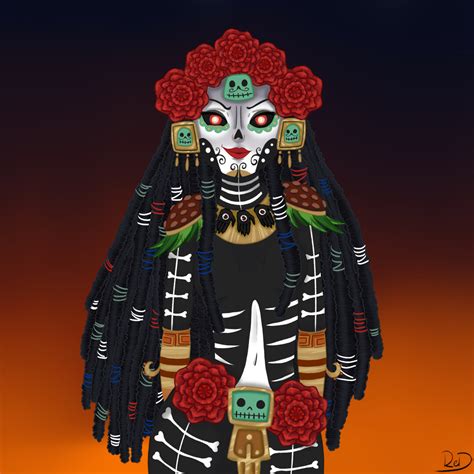 lady micte goddess of death  Maya
