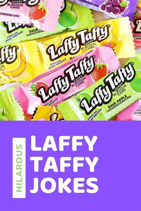 laffy taffy joke  Close ModalIt's no joke – popular candy brand is giving fans an opportunity to celebrate with a piece of Laffy Taffy joke-telling history as they remove a selection of their most beloved 'dad jokes' from