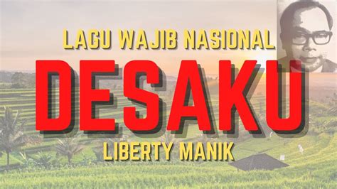 lagu desaku lirik  Tambangan balarut sini