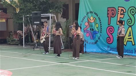 lagu sebatas patok tenda  Lagu ini diperkenalkan pertama kali pada kegiatan Pertinas SBH Tahun 2011 di Gorontalo