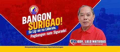 lalo matugas  Panambay sa Barangay Facebook Page)BUTUAN CITY – Surigao del Norte Gov