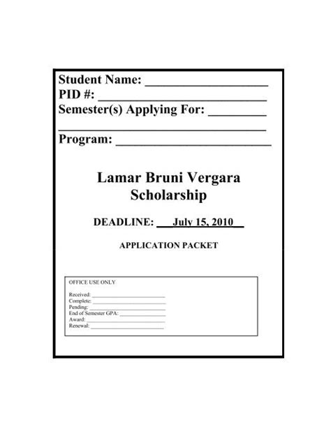 lamar bruni vergara scholarship  <a href=