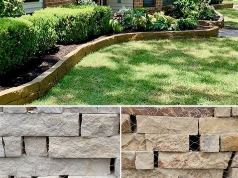 landscaping border stone  W x 4 in