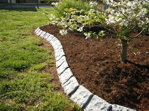 landscaping border stone  Consider this when measuring for and purchasing decorative stone