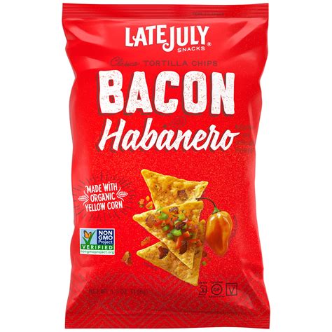 late july bacon habanero chips discontinued Find Late July Organic Snacks Bacon Habanero, 5